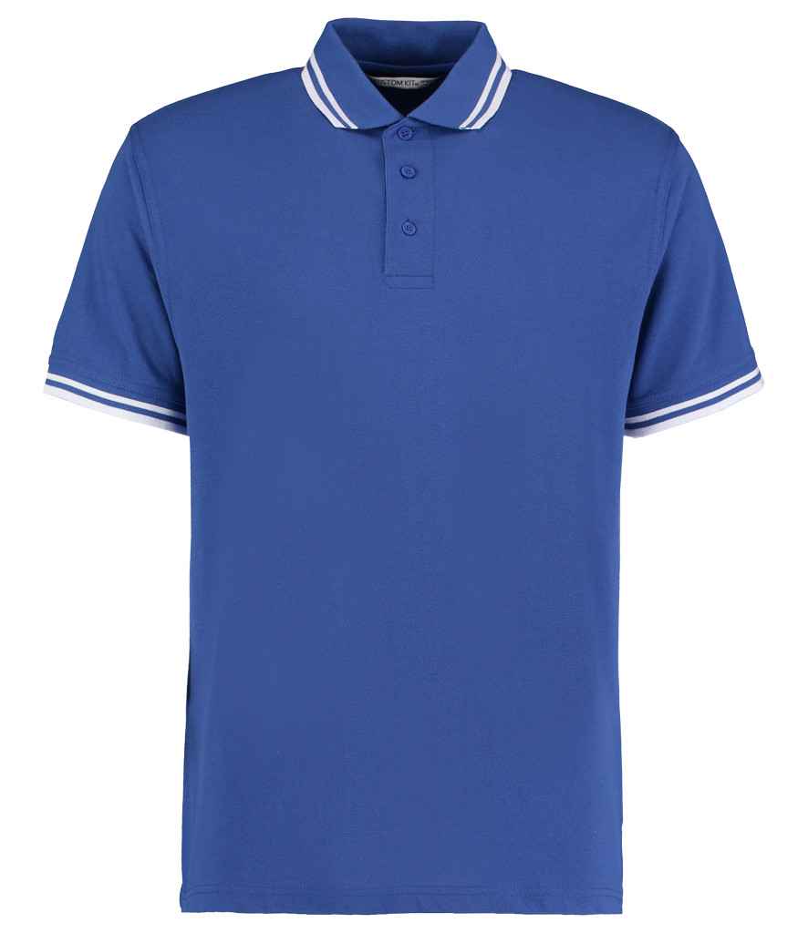 Kustom Kit K409 Royal Blue/White Front - Ready to be Embroidered and Printed by Custard Workwear - Cheap Personalised and Customised Workwear in Nottinghamshire, Derbyshire and Leicestershire