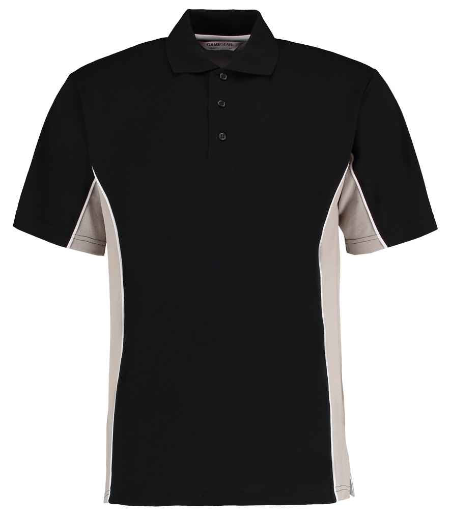 Kustom Kit K475 Black/Grey Front - Ready to be Embroidered and Printed by Custard Workwear - Cheap Personalised and Customised Workwear in Nottinghamshire, Derbyshire and Leicestershire