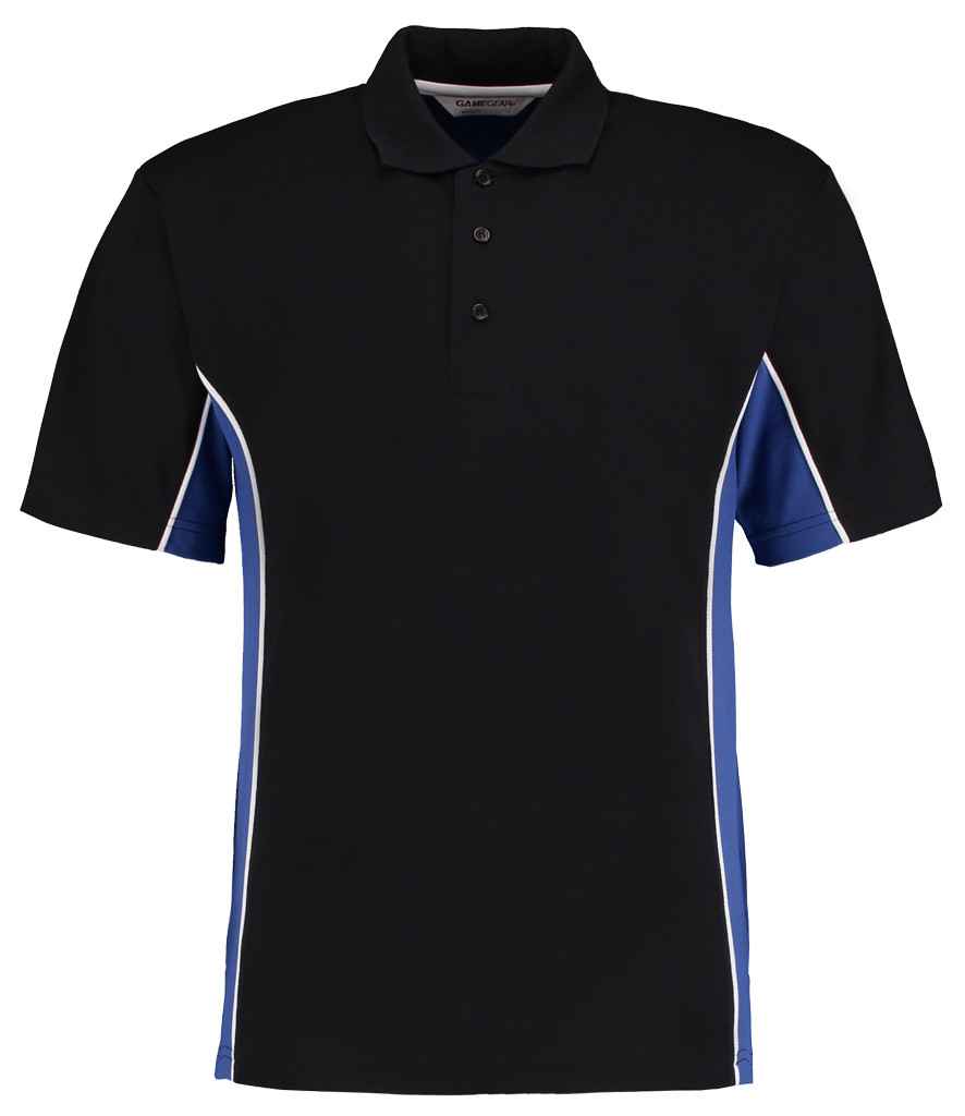 Kustom Kit K475 Black/Royal Blue Front - Ready to be Embroidered and Printed by Custard Workwear - Cheap Personalised and Customised Workwear in Nottinghamshire, Derbyshire and Leicestershire