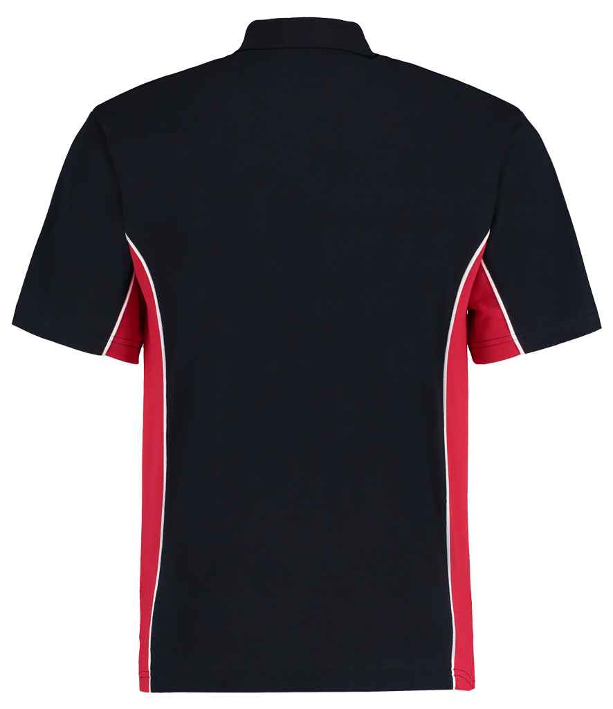 Kustom Kit K475 Navy/Red Back - Ready to be Embroidered and Printed by Custard Workwear - Cheap Personalised and Customised Workwear in Nottinghamshire, Derbyshire and Leicestershire