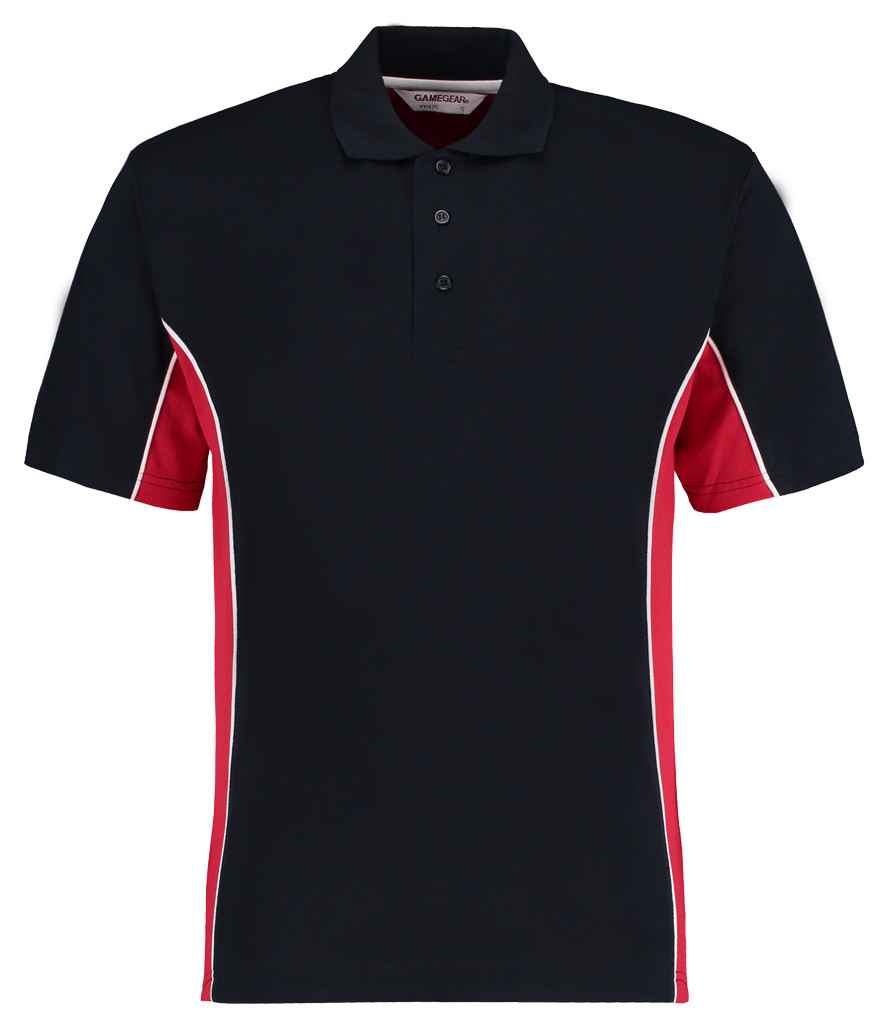 Kustom Kit K475 Navy/Red Front - Ready to be Embroidered and Printed by Custard Workwear - Cheap Personalised and Customised Workwear in Nottinghamshire, Derbyshire and Leicestershire