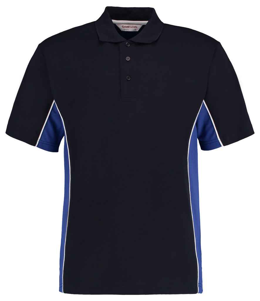 Kustom Kit K475 Navy/Royal Blue Front - Ready to be Embroidered and Printed by Custard Workwear - Cheap Personalised and Customised Workwear in Nottinghamshire, Derbyshire and Leicestershire