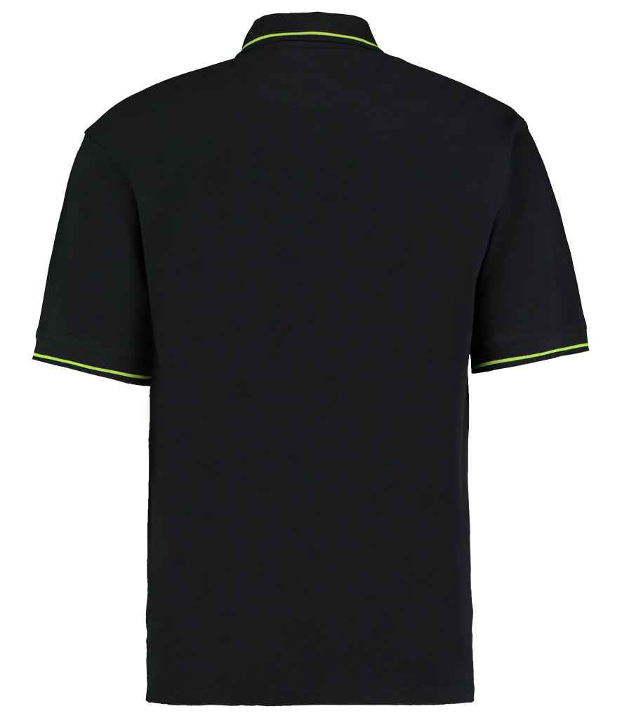 Kustom Kit K606 Black/Lime Green Back -  Ready to be Embroidered and Printed by Custard Workwear - Cheap Personalised and Customised Workwear in Nottinghamshire, Derbyshire and Leicestershire