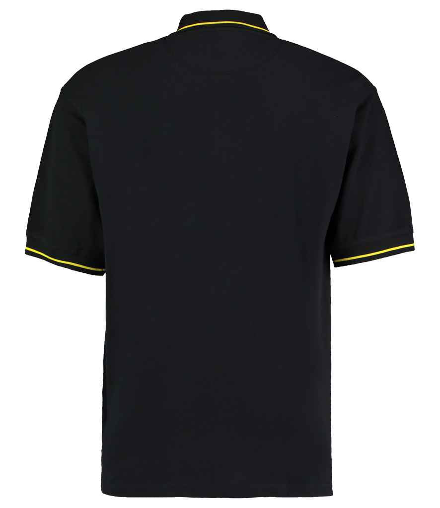 Kustom Kit K606 Black/Yellow Back -  Ready to be Embroidered and Printed by Custard Workwear - Cheap Personalised and Customised Workwear in Nottinghamshire, Derbyshire and Leicestershire