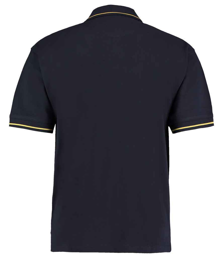Kustom Kit K606 Navy/Yellow Back -  Ready to be Embroidered and Printed by Custard Workwear - Cheap Personalised and Customised Workwear in Nottinghamshire, Derbyshire and Leicestershire
