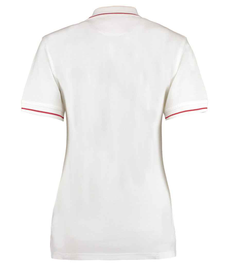 Kustom Kit K706 White/Red Back -  Ready to be Embroidered and Printed by Custard Workwear - Cheap Personalised and Customised Workwear in Nottinghamshire, Derbyshire and Leicestershire