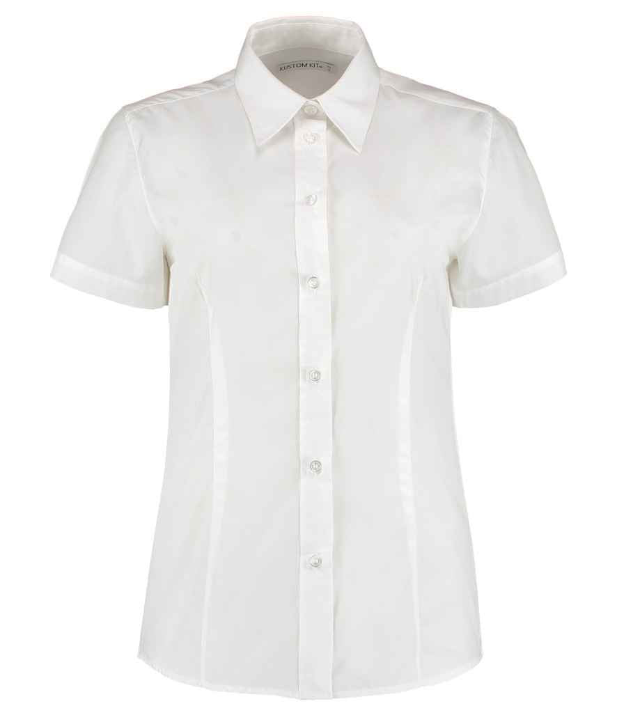 Kustom Kit K728 White Front - Ready to be Printed by Custard Workwear - Cheap Personalised and Customised Workwear in Nottinghamshire, Derbyshire and Leicestershire