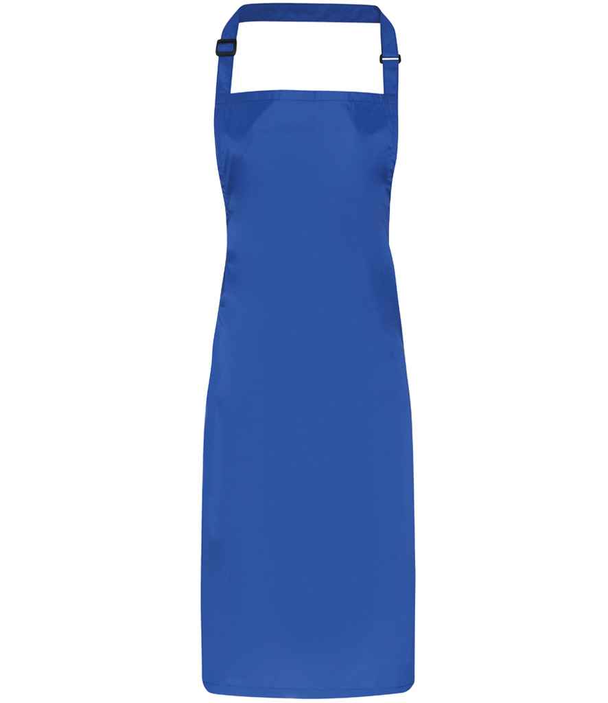 Premier PR115 Royal Blue Front - Apron Ready to be Embroidered and Printed by Custard Workwear - Cheap Personalised and Customised Workwear in Nottinghamshire, Derbyshire and Leicestershire