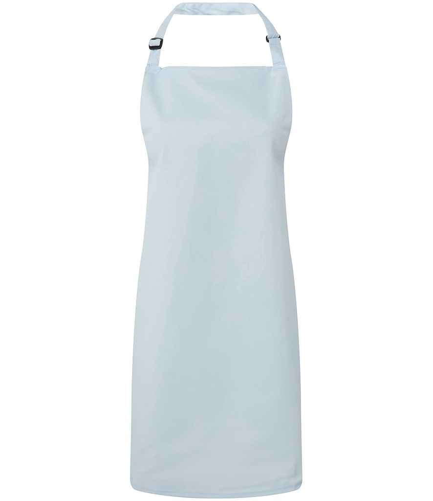 Premier PR150 Light Blue Front - Apron Ready to be Embroidered and Printed by Custard Workwear - Cheap Personalised and Customised Workwear in Nottinghamshire, Derbyshire and Leicestershire