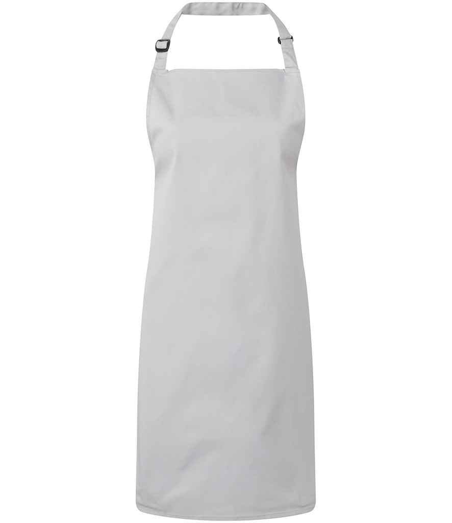 Premier PR150 Silver Front - Apron Ready to be Embroidered and Printed by Custard Workwear - Cheap Personalised and Customised Workwear in Nottinghamshire, Derbyshire and Leicestershire