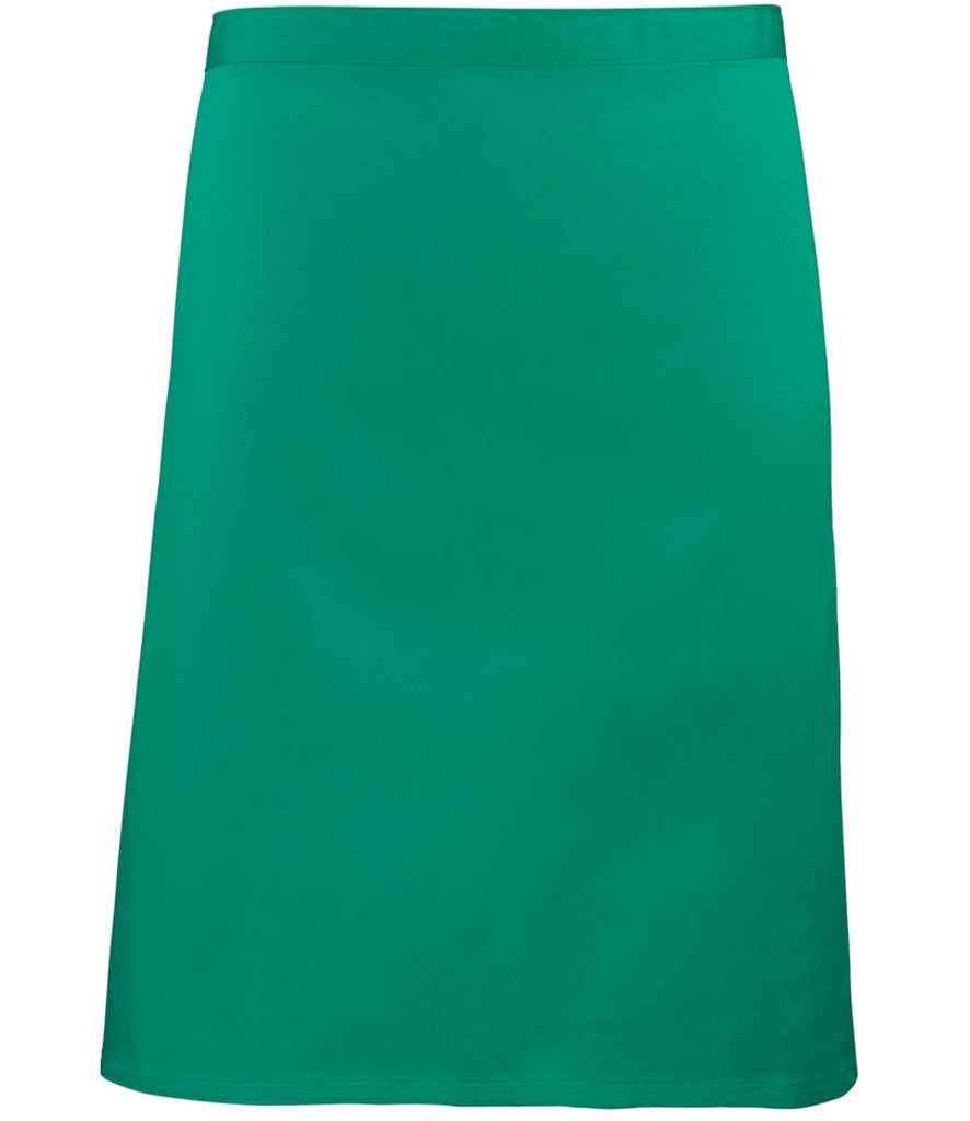 Premier PR151 Emerald Front - Apron Ready to be Embroidered and Printed by Custard Workwear - Cheap Personalised and Customised Workwear in Nottinghamshire, Derbyshire and Leicestershire