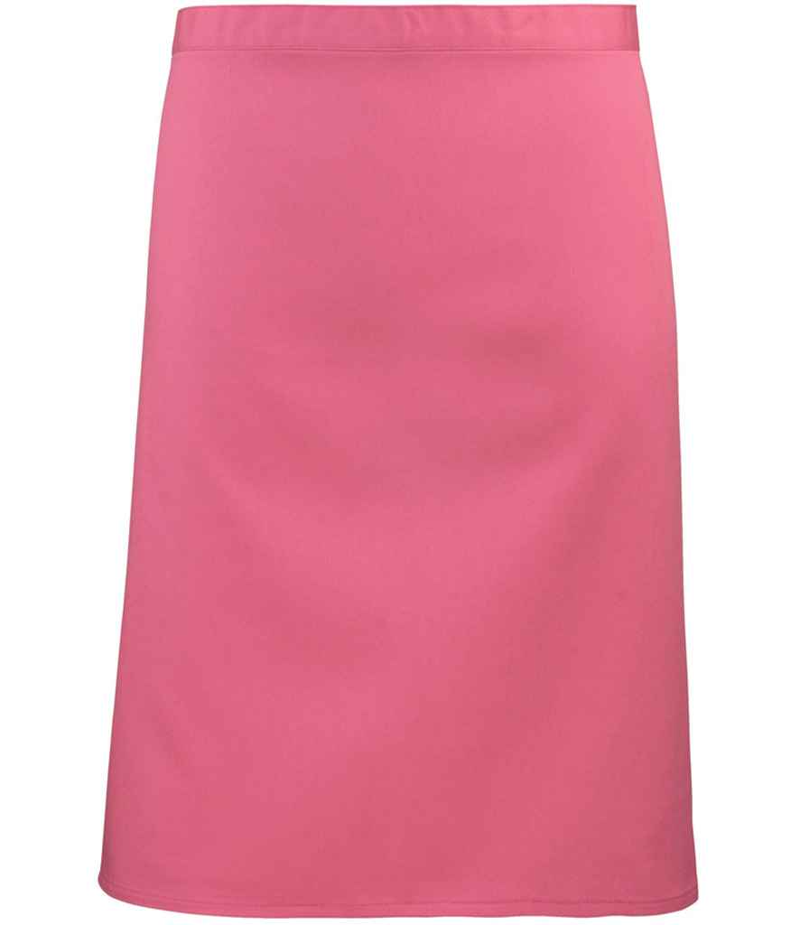 Premier PR151 Fuchsia Front - Apron Ready to be Embroidered and Printed by Custard Workwear - Cheap Personalised and Customised Workwear in Nottinghamshire, Derbyshire and Leicestershire