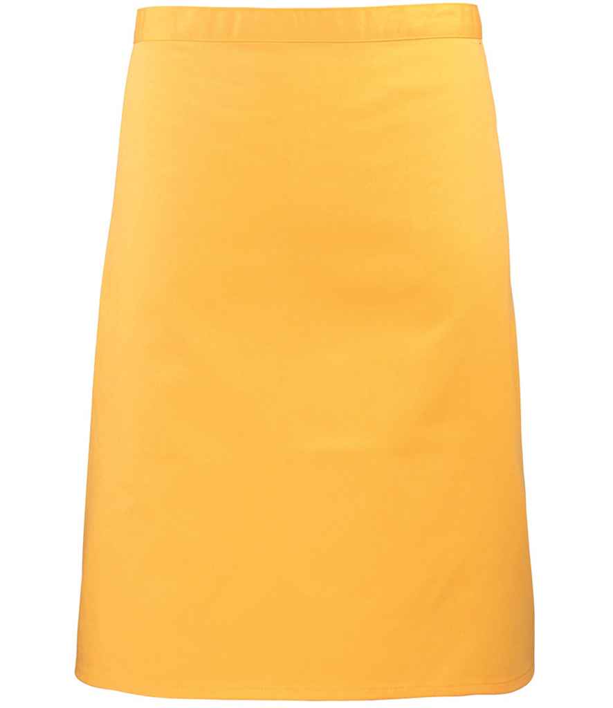 Premier PR151 Sunflower Front - Apron Ready to be Embroidered and Printed by Custard Workwear - Cheap Personalised and Customised Workwear in Nottinghamshire, Derbyshire and Leicestershire