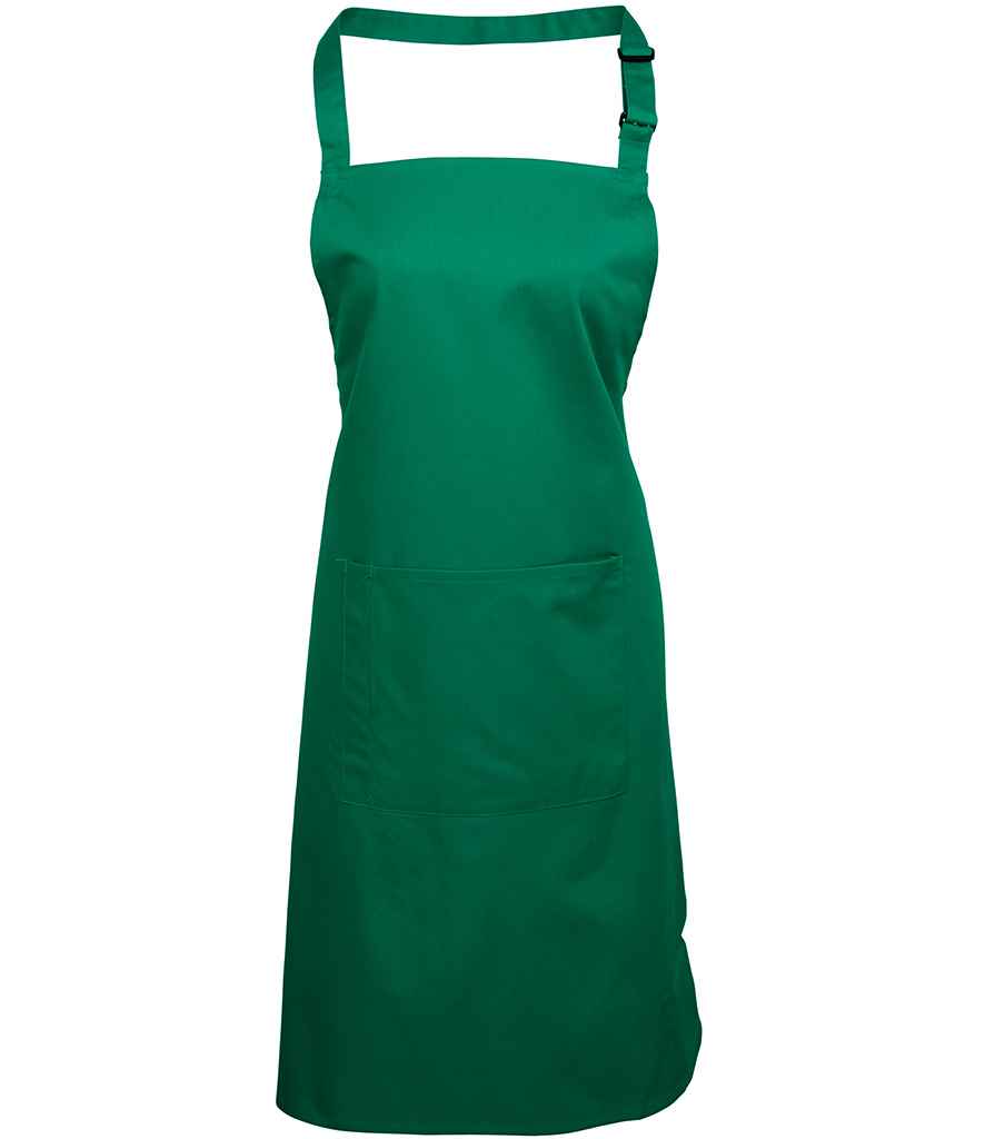Premier PR154 Emerald Front - Apron Ready to be Embroidered and Printed by Custard Workwear - Cheap Personalised and Customised Workwear in Nottinghamshire, Derbyshire and Leicestershire