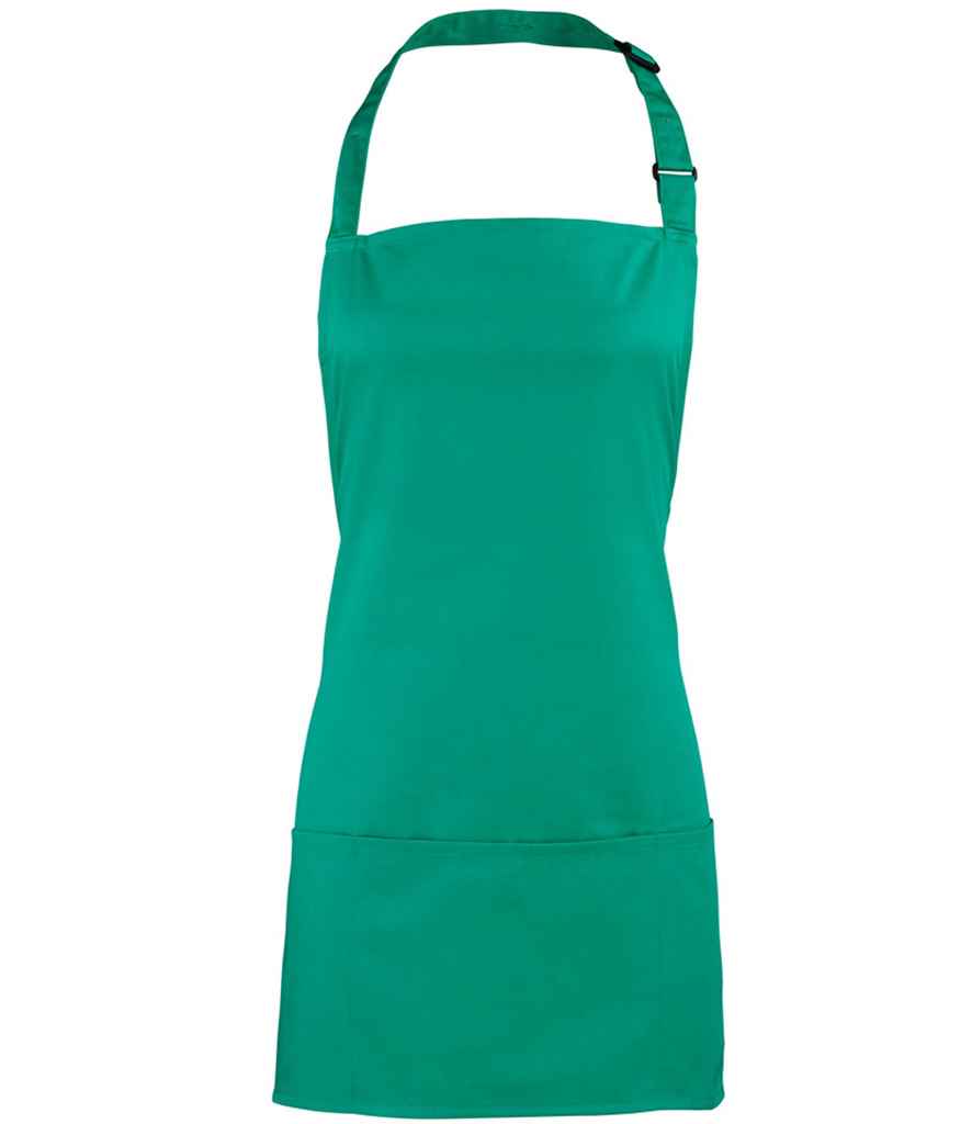 Premier PR159 Emerald Front - Apron Ready to be Embroidered and Printed by Custard Workwear - Cheap Personalised and Customised Workwear in Nottinghamshire, Derbyshire and Leicestershire