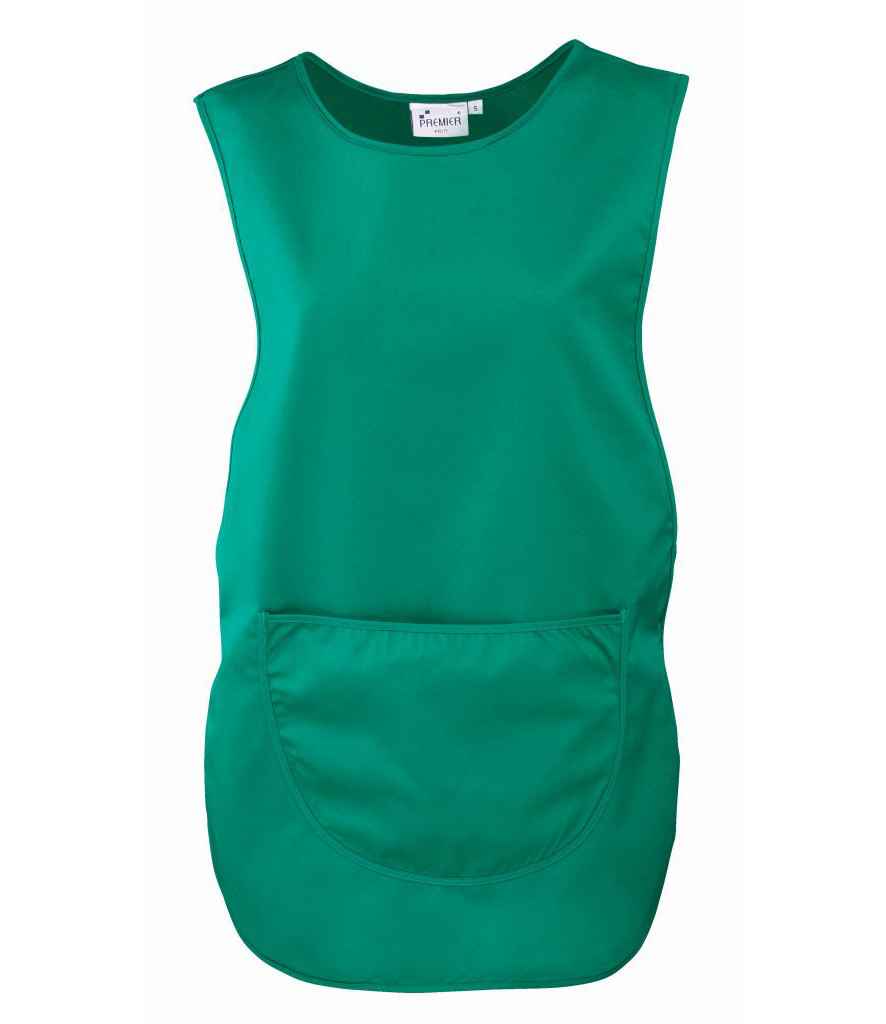 Premier PR171 Emerald Front - Tabard Ready to be Embroidered and Printed by Custard Workwear - Cheap Personalised and Customised Workwear in Nottinghamshire, Derbyshire and Leicestershire