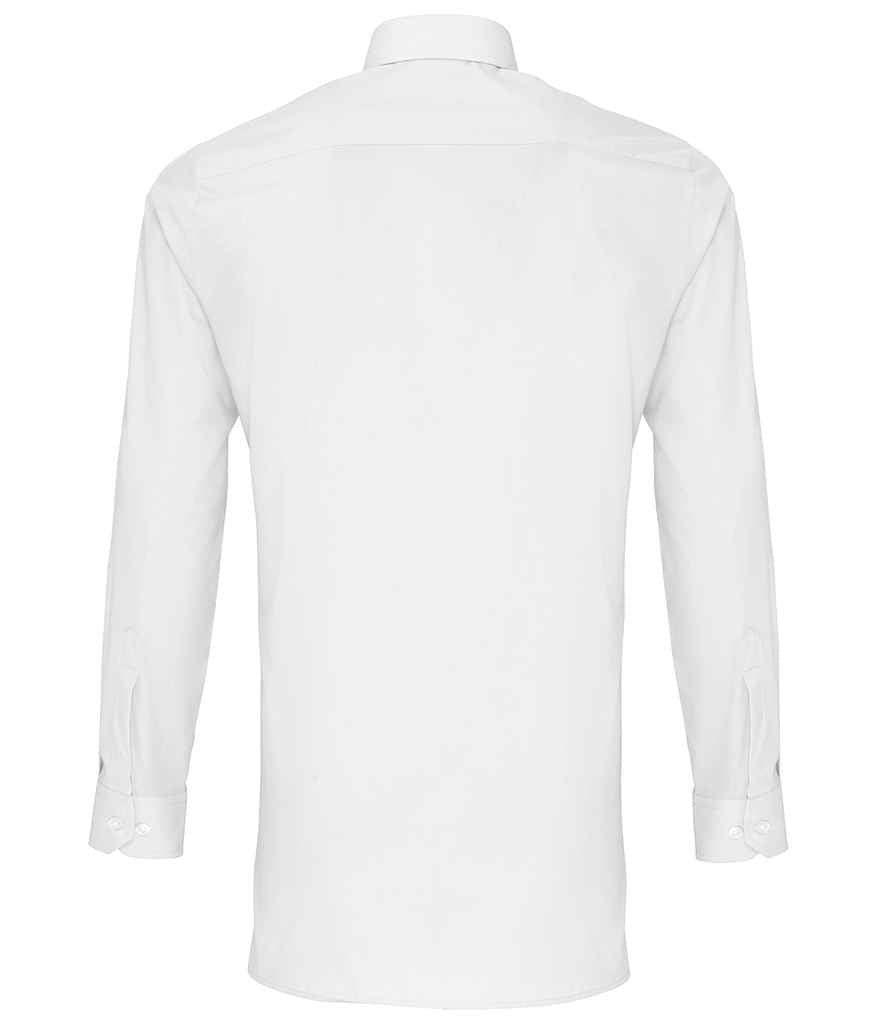 Premier PR204 White Back - Shirt Ready to be Embroidered and Printed by Custard Workwear - Cheap Personalised and Customised Workwear in Nottinghamshire, Derbyshire and Leicestershire