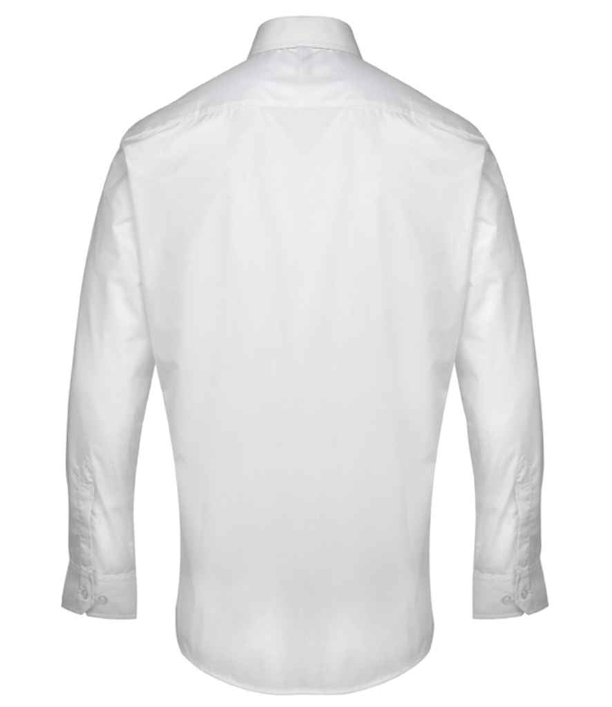 Premier PR207 White Back - Shirt Ready to be Embroidered and Printed by Custard Workwear - Cheap Personalised and Customised Workwear in Nottinghamshire, Derbyshire and Leicestershire