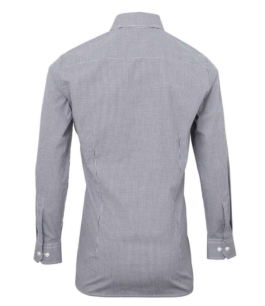 Premier PR220 Navy/White Back - Shirt Ready to be Embroidered and Printed by Custard Workwear - Cheap Personalised and Customised Workwear in Nottinghamshire, Derbyshire and Leicestershire