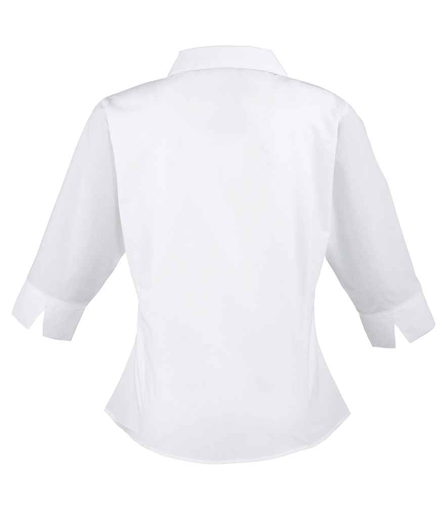 Premier PR305 White Back - Shirt Ready to be Embroidered and Printed by Custard Workwear - Cheap Personalised and Customised Workwear in Nottinghamshire, Derbyshire and Leicestershire