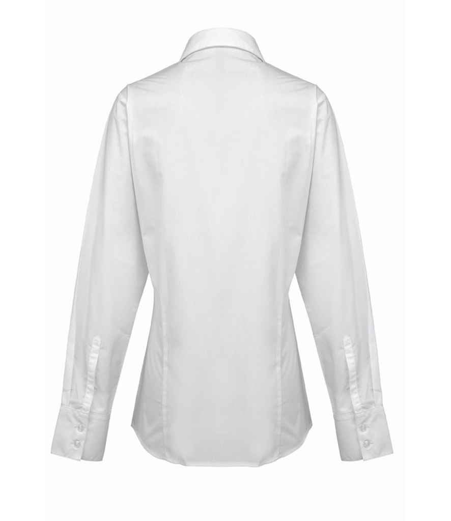 Premier PR307 White Back - Shirt Ready to be Embroidered and Printed by Custard Workwear - Cheap Personalised and Customised Workwear in Nottinghamshire, Derbyshire and Leicestershire