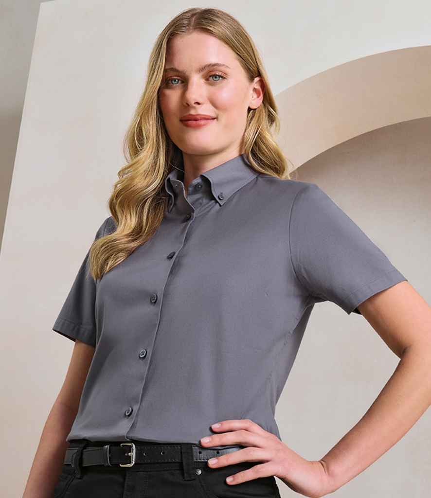 Premier PR386 Steel Model - Ladies Shirt Ready to be Embroidered and Printed by Custard Workwear - Cheap Personalised and Customised Workwear in Nottinghamshire, Derbyshire and Leicestershire