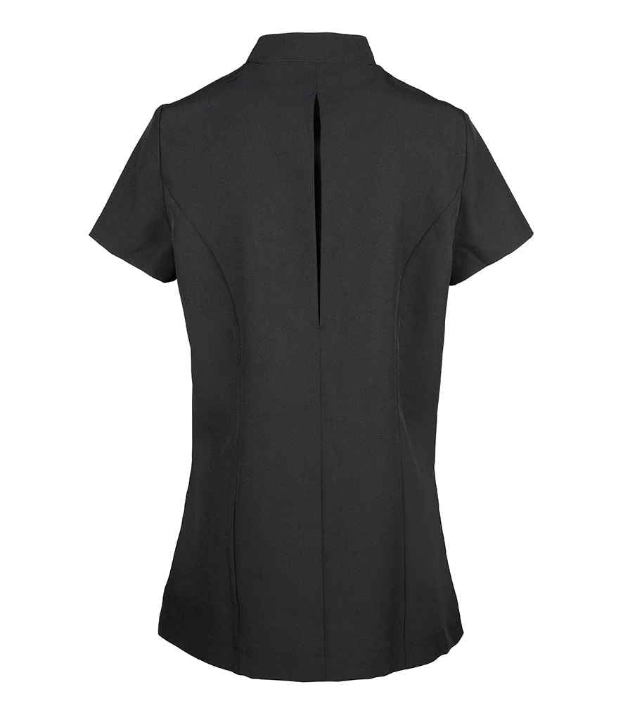 Premier PR682 Black Back - Tunic Ready to be Embroidered and Printed by Custard Workwear - Cheap Personalised and Customised Workwear in Nottinghamshire, Derbyshire and Leicestershire