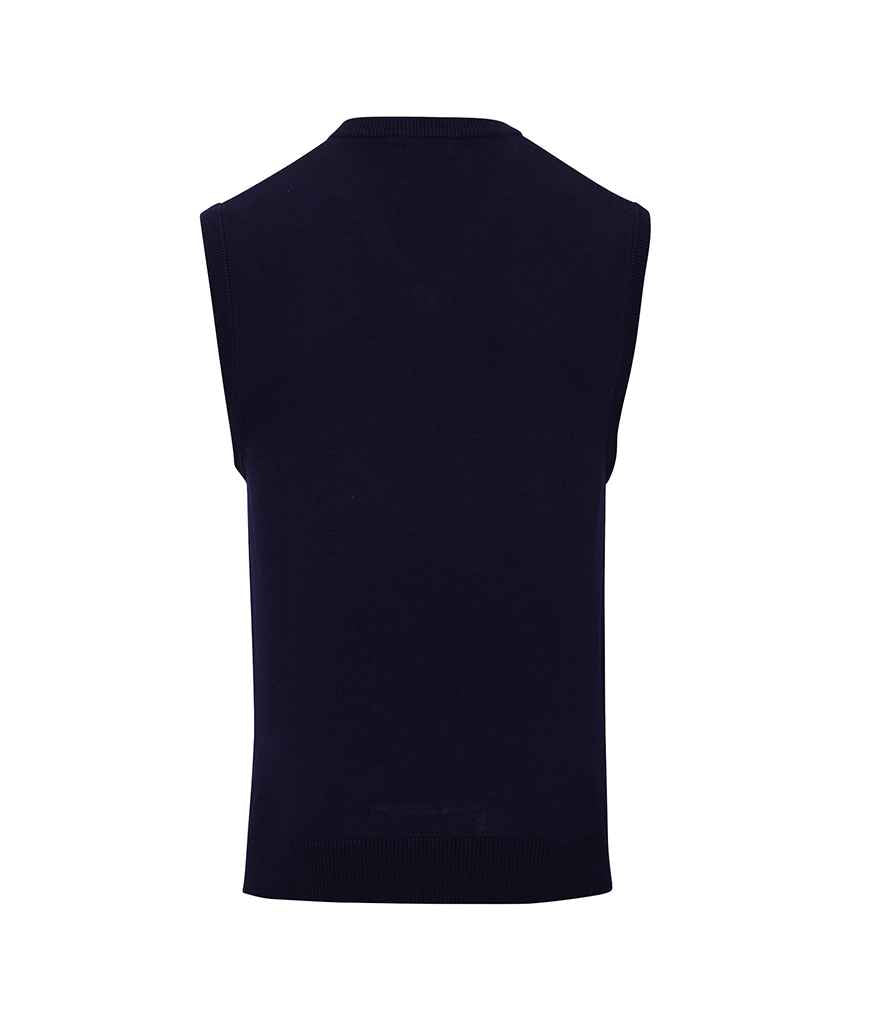Premier PR699 Navy Back - Jumper Ready to be Embroidered by Custard Workwear - Cheap Personalised and Customised Workwear in Nottinghamshire, Derbyshire and Leicestershire