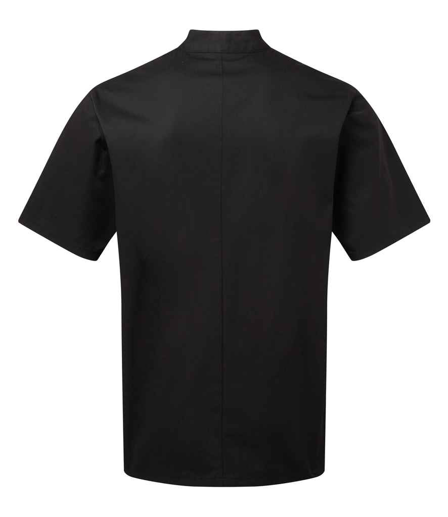 Premier PR900 Black Back - Tunic Ready to be Embroidered and Printed by Custard Workwear - Cheap Personalised and Customised Workwear in Nottinghamshire, Derbyshire and Leicestershire