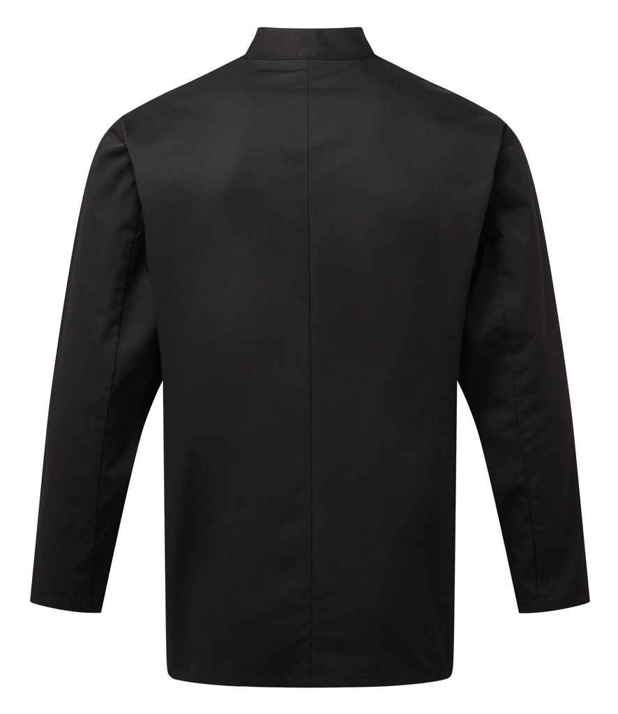 Premier PR901 Black Back - Tunic Ready to be Embroidered and Printed by Custard Workwear - Cheap Personalised and Customised Workwear in Nottinghamshire, Derbyshire and Leicestershire
