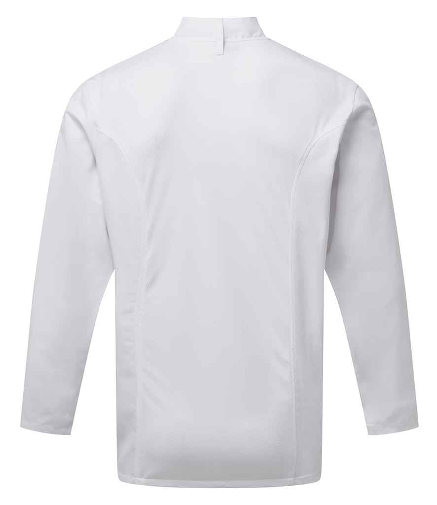 Premier PR903 White Back - Tunic Ready to be Embroidered and Printed by Custard Workwear - Cheap Personalised and Customised Workwear in Nottinghamshire, Derbyshire and Leicestershire