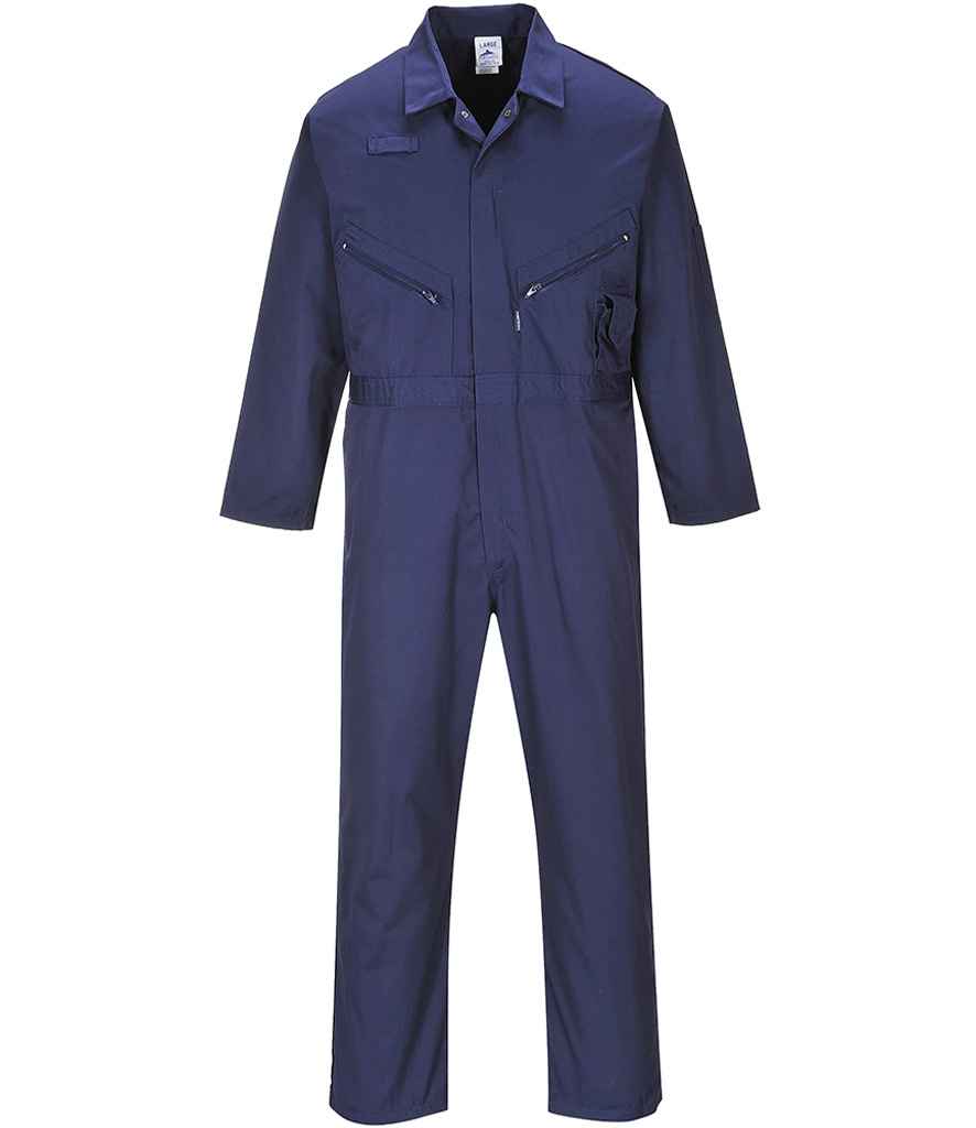 Portwest PW134 Navy Front - Ready to be Embroidered and Printed by Custard Workwear - Cheap Personalised and Customised Workwear in Nottinghamshire, Derbyshire and Leicestershire