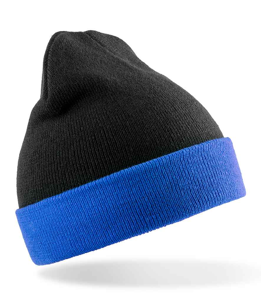 Result RC930 Black/Royal Blue Front -  Ready to be Embroidered by Custard Workwear - Cheap Personalised and Customised Workwear in Nottinghamshire, Derbyshire and Leicestershire