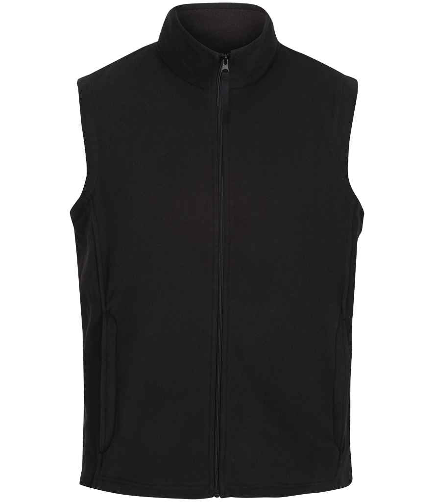 Regatta Professional RG115 Black Front - Bodywarmer Ready to be Embroidered by Custard Workwear - Cheap Personalised and Customised Workwear in Nottinghamshire, Derbyshire and Leicestershire