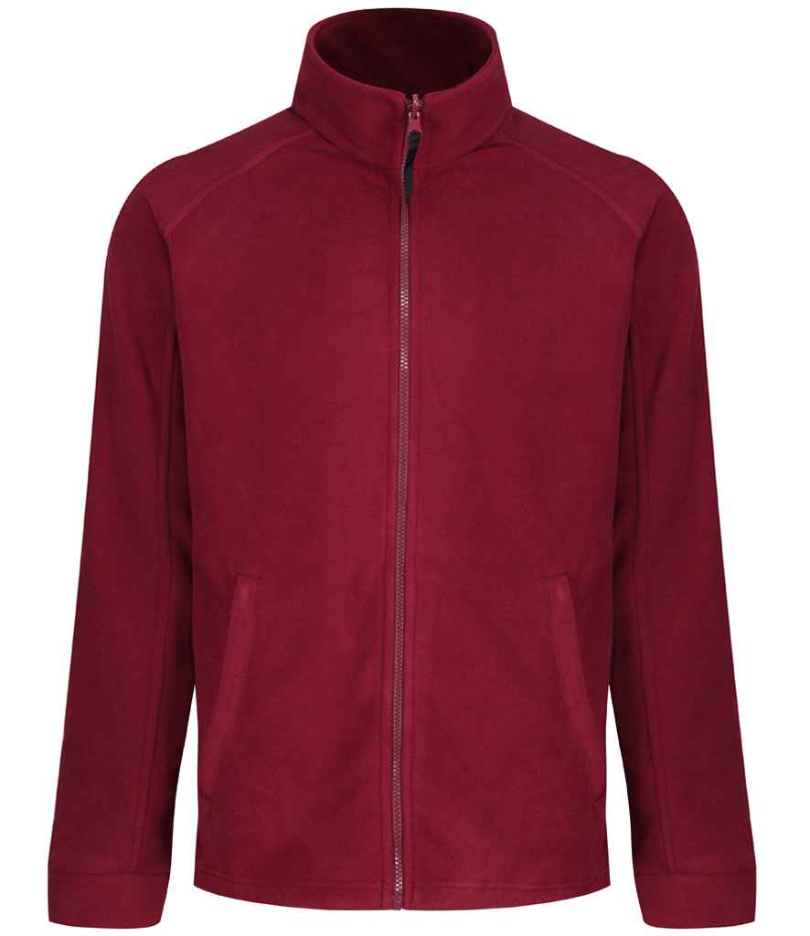 Regatta Professional RG122 Bordeaux Front - Fleece Ready to be Embroidered by Custard Workwear - Cheap Personalised and Customised Workwear in Nottinghamshire, Derbyshire and Leicestershire