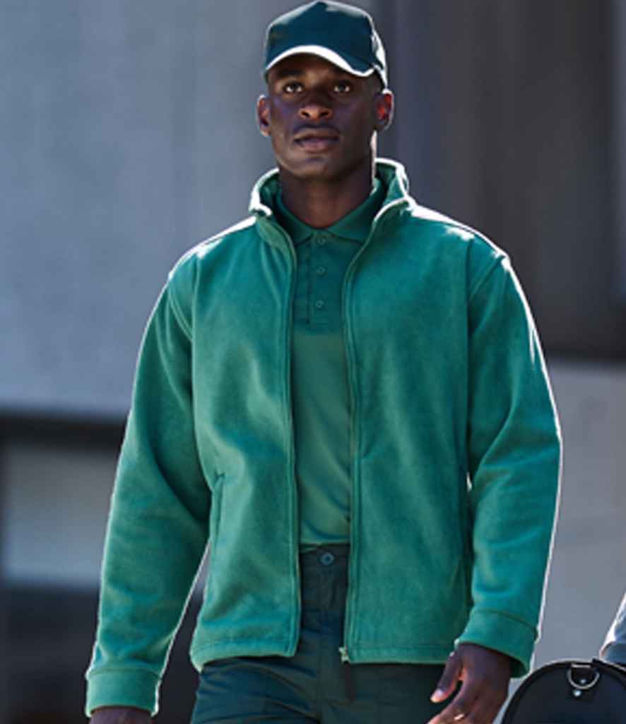 Regatta Professional RG122 Bottle Green Model - Fleece Ready to be Embroidered by Custard Workwear - Cheap Personalised and Customised Workwear in Nottinghamshire, Derbyshire and Leicestershire