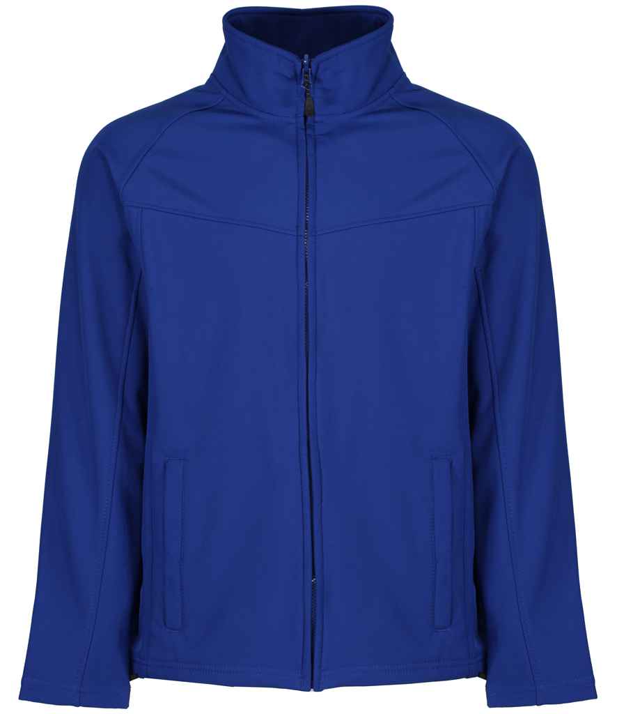 Regatta Professional RG150 New Royal Blue Front - Soft Shell Ready to be Embroidered and Printed by Custard Workwear - Cheap Personalised and Customised Workwear in Nottinghamshire, Derbyshire and Leicestershire
