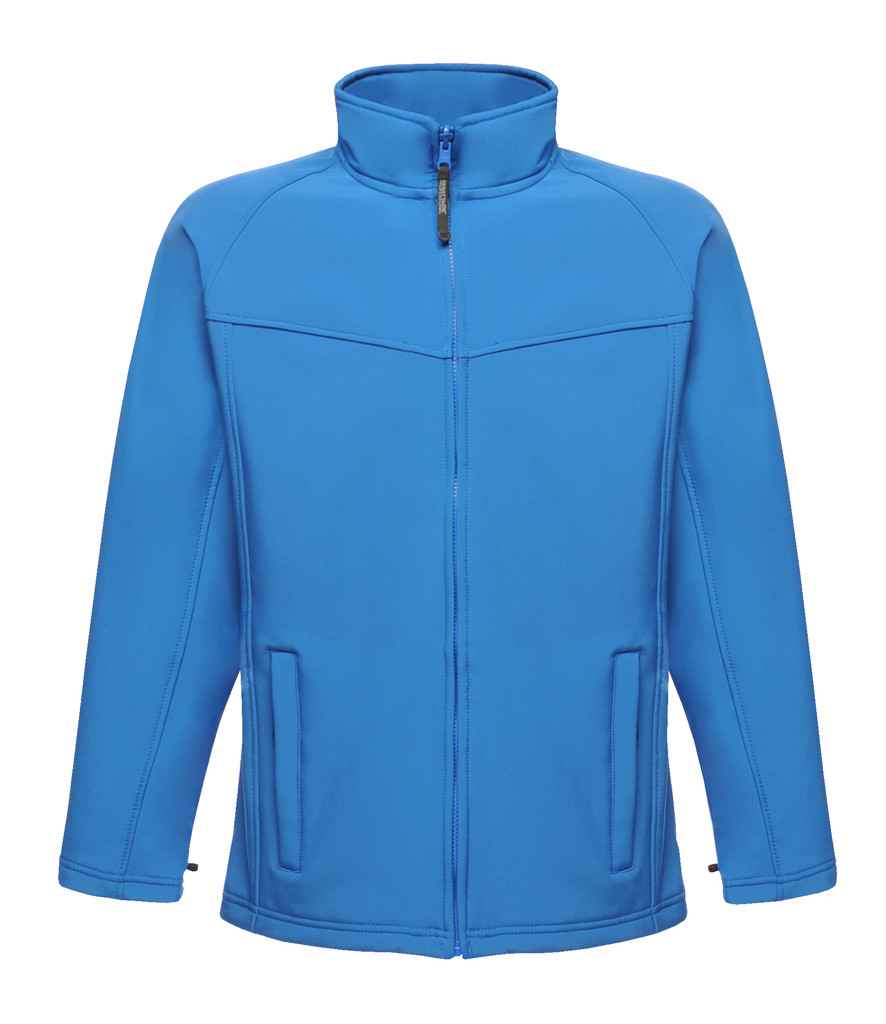 Regatta Professional RG150 Oxford Blue Front - Soft Shell Ready to be Embroidered and Printed by Custard Workwear - Cheap Personalised and Customised Workwear in Nottinghamshire, Derbyshire and Leicestershire