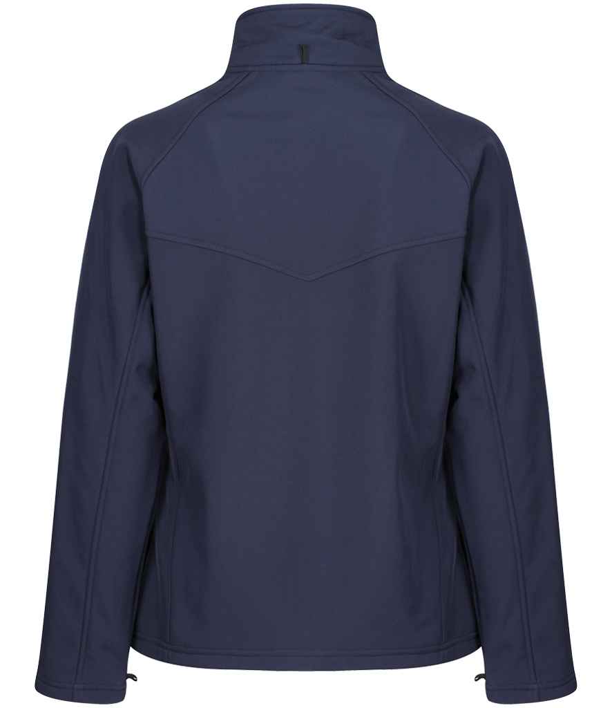 Regatta Professional RG151 Navy Back - Soft Shell Ready to be Embroidered and Printed by Custard Workwear - Cheap Personalised and Customised Workwear in Nottinghamshire, Derbyshire and Leicestershire