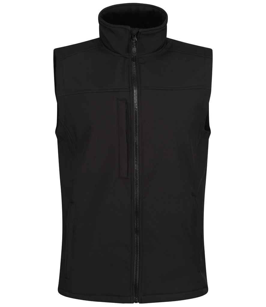 Regatta Professional RG154 Black/Black Front - Bodywarmer Ready to be Embroidered and Printed by Custard Workwear - Cheap Personalised and Customised Workwear in Nottinghamshire, Derbyshire and Leicestershire