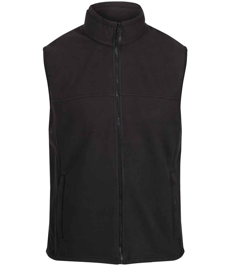Regatta Professional RG182 Black Front - Bodywarmer Ready to be Embroidered by Custard Workwear - Cheap Personalised and Customised Workwear in Nottinghamshire, Derbyshire and Leicestershire