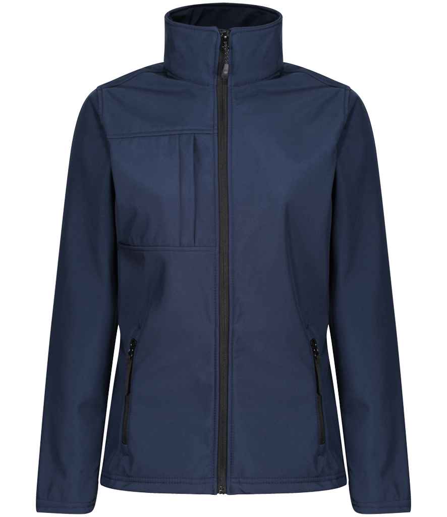 Regatta Professional RG192 Navy/Seal Grey Front - Soft Shell Ready to be Embroidered and Printed by Custard Workwear - Cheap Personalised and Customised Workwear in Nottinghamshire, Derbyshire and Leicestershire