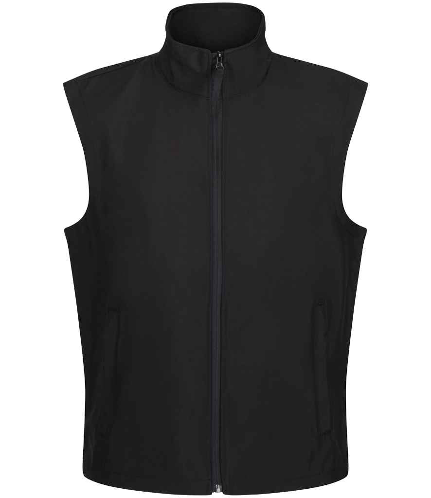 Regatta Professional RG193 Black Front - Bodywarmer Ready to be Embroidered and Printed by Custard Workwear - Cheap Personalised and Customised Workwear in Nottinghamshire, Derbyshire and Leicestershire