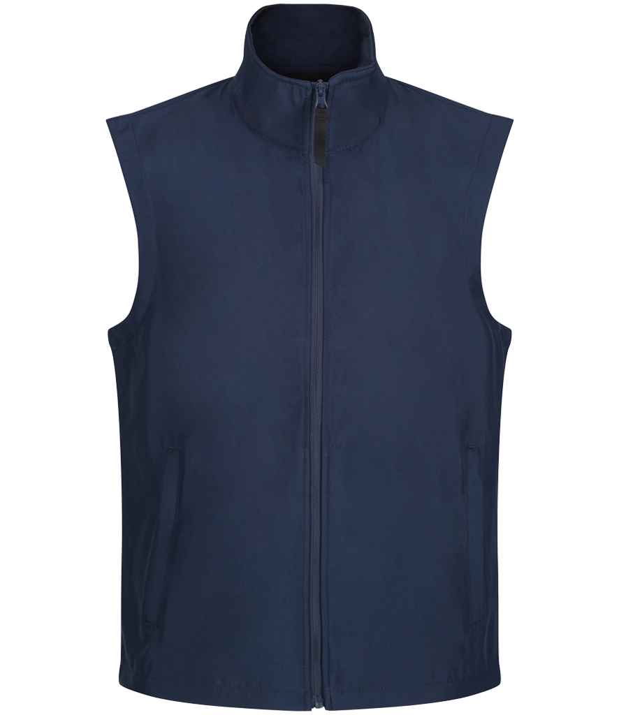 Regatta Professional RG193 Navy Front - Bodywarmer Ready to be Embroidered and Printed by Custard Workwear - Cheap Personalised and Customised Workwear in Nottinghamshire, Derbyshire and Leicestershire