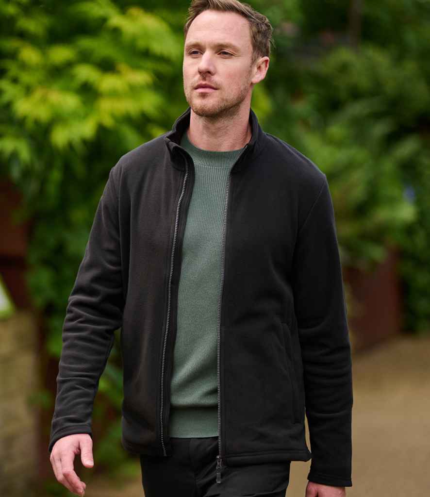 Regatta Honestly Made RG2101 Black Model - Fleece Ready to be Embroidered by Custard Workwear - Cheap Personalised and Customised Workwear in Nottinghamshire, Derbyshire and Leicestershire