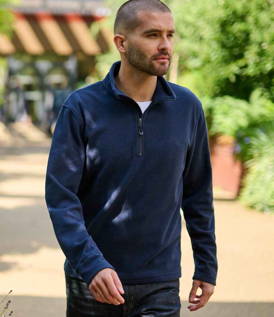 Regatta Honestly Made RG2102 Navy Model - Fleece Ready to be Embroidered by Custard Workwear - Cheap Personalised and Customised Workwear in Nottinghamshire, Derbyshire and Leicestershire