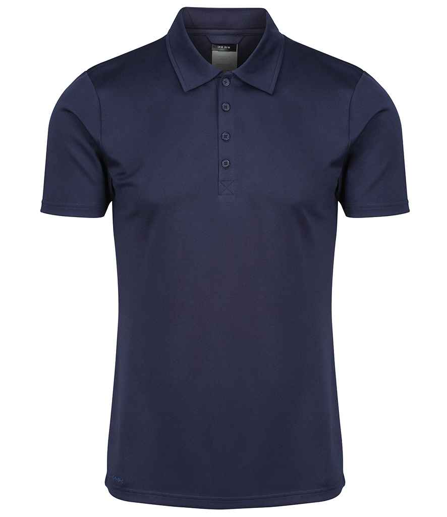Regatta Honestly Made RG2150 Navy Front - Polo Ready to be Printed by Custard Workwear - Cheap Personalised and Customised Workwear in Nottinghamshire, Derbyshire and Leicestershire