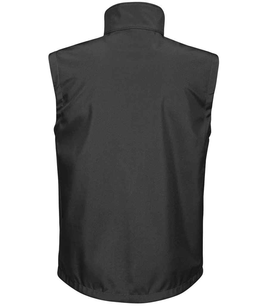 Regatta Professional RG215 Black/Black Back - Bodywarmer Ready to be Embroidered and Printed by Custard Workwear - Cheap Personalised and Customised Workwear in Nottinghamshire, Derbyshire and Leicestershire