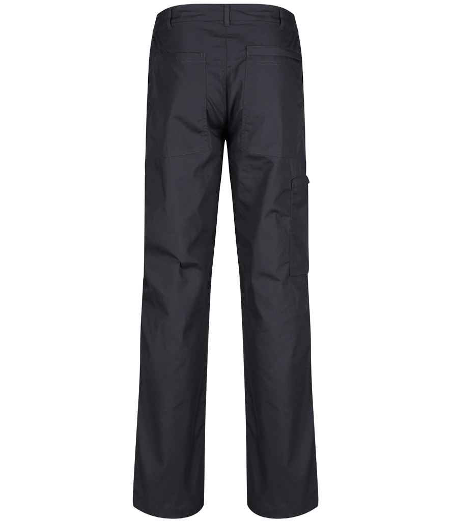 Regatta Professional RG232 Dark Grey Back - Trousers Ready to be by Custard Workwear - Cheap Personalised and Customised Workwear in Nottinghamshire, Derbyshire and Leicestershire