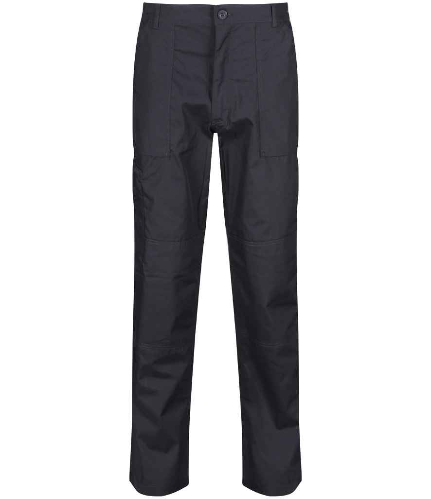 Regatta Professional RG232 Dark Grey Front - Trousers Ready to be by Custard Workwear - Cheap Personalised and Customised Workwear in Nottinghamshire, Derbyshire and Leicestershire